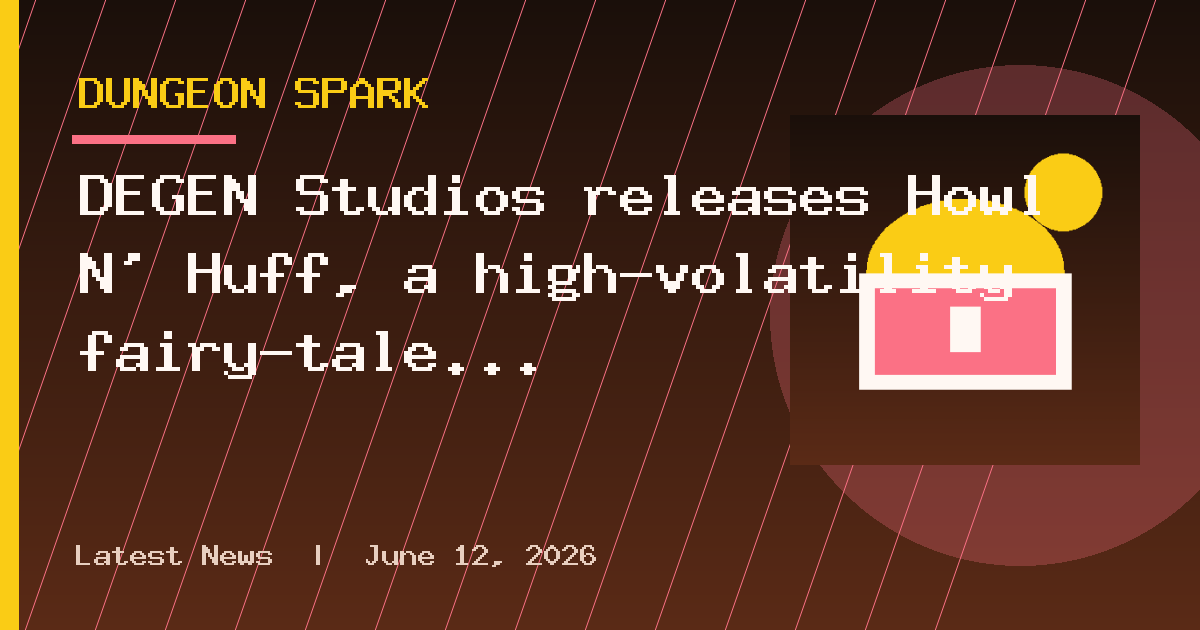 DEGEN Studios releases Howl N’ Huff, a high-volatility fairy-tale cluster pays