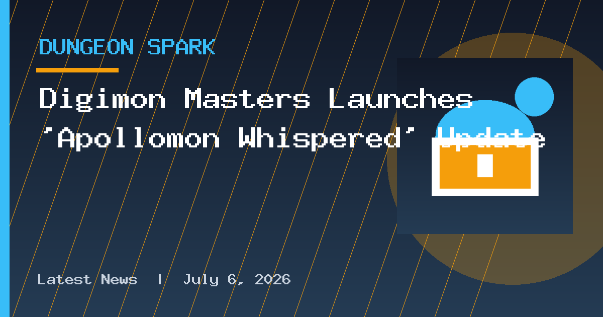 Digimon Masters Launches 'Apollomon Whispered' Update