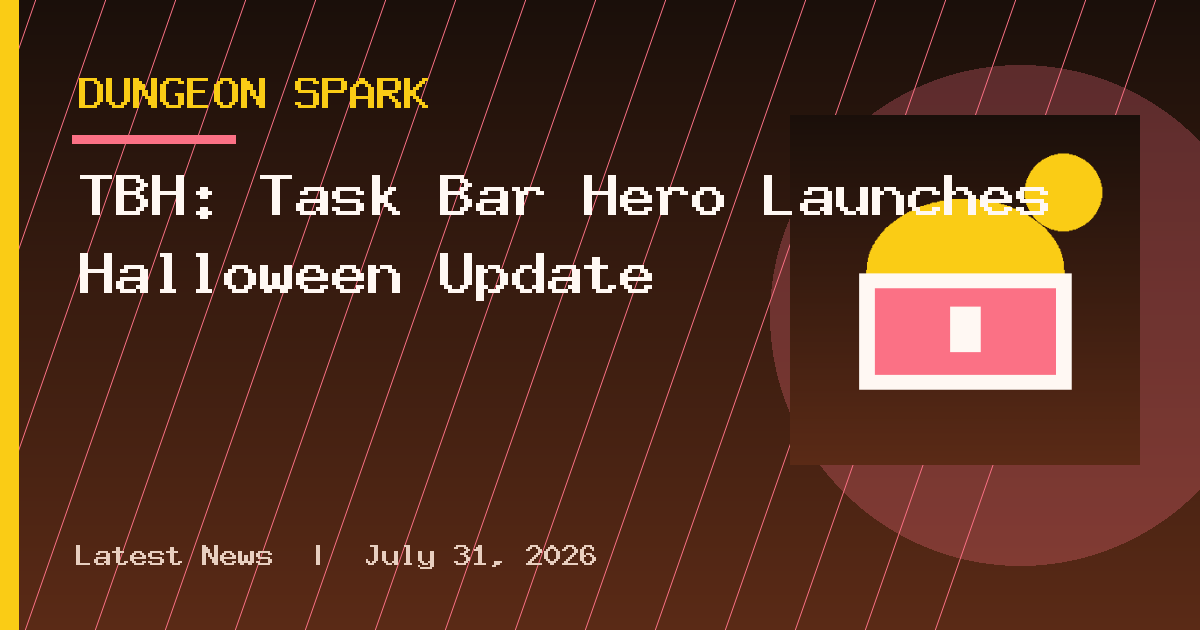 TBH: Task Bar Hero Launches Halloween Update