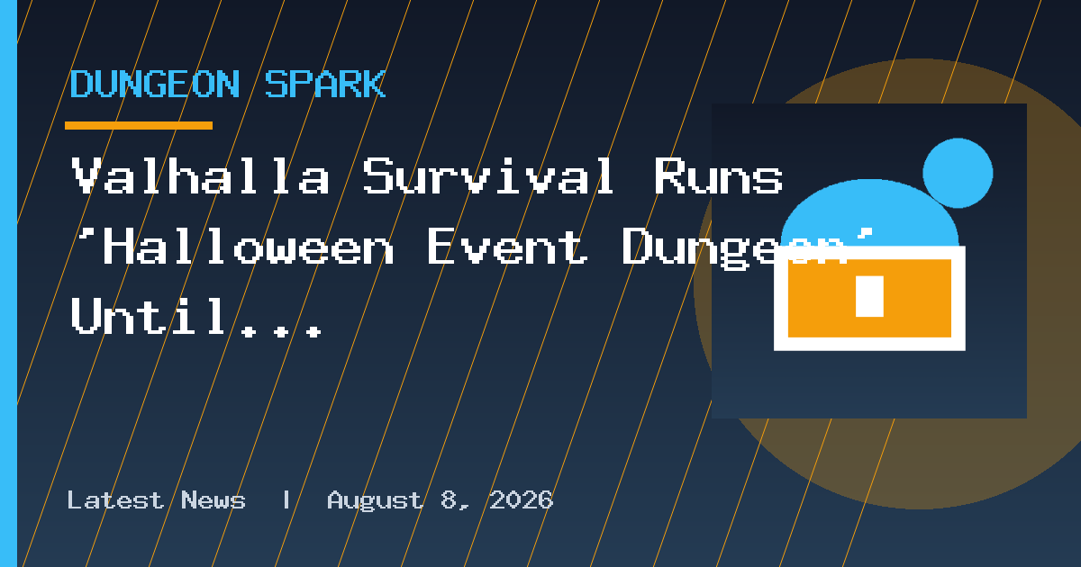 Valhalla Survival Runs 'Halloween Event Dungeon' Until November 11