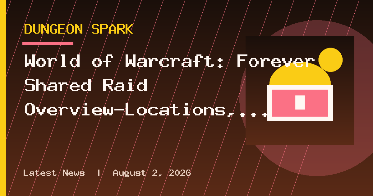 World of Warcraft: Forever Shared Raid Overview—Locations, Raid Sizes